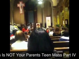 This Is NOT Your Parents Teen Mass Part IV(Gregorian At Holy Communion)