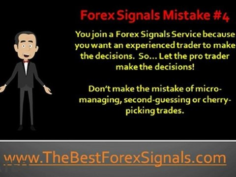 Forex Signals Mistake 4: Micromanaging Trades