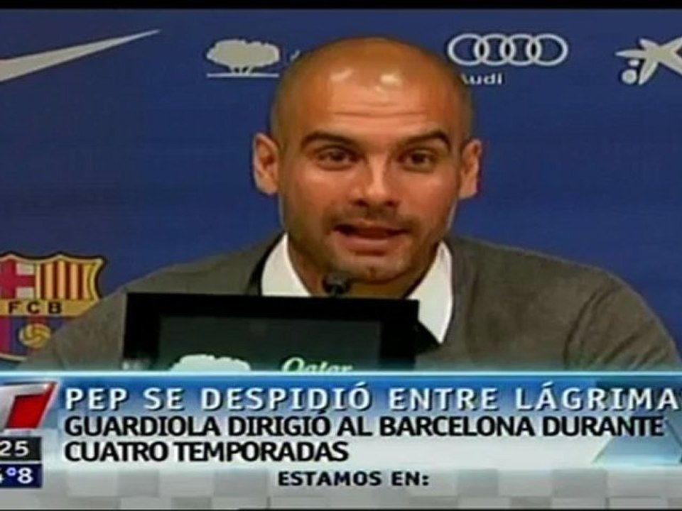 Guardiola se va del Barcelona