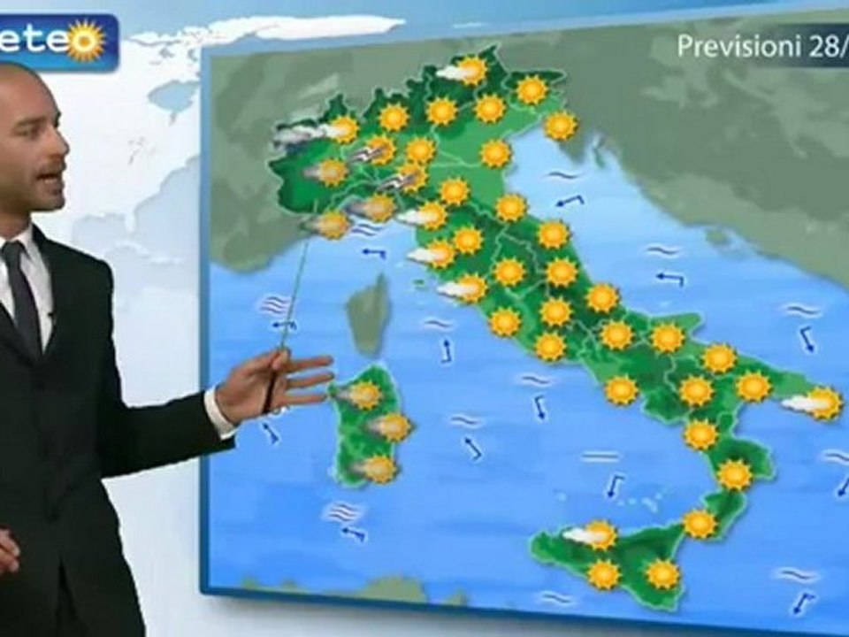 Meteo Italia 28/04/2012 - Previsioni by ilMeteo.it