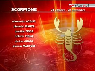 27.04.12 Segno per segno, l'oroscopo di Antenna Sud