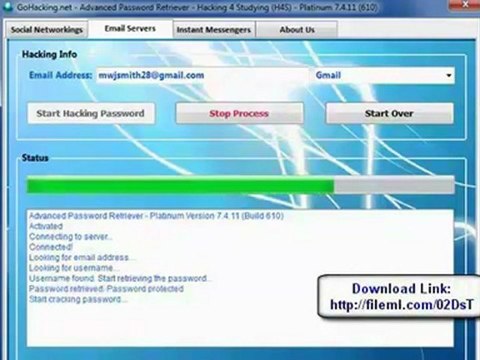 HOW TO HACK GMAIL PASSWORD 2012 ADVANCED PASSWORD RETRIEVER HACKING SOFTWARE