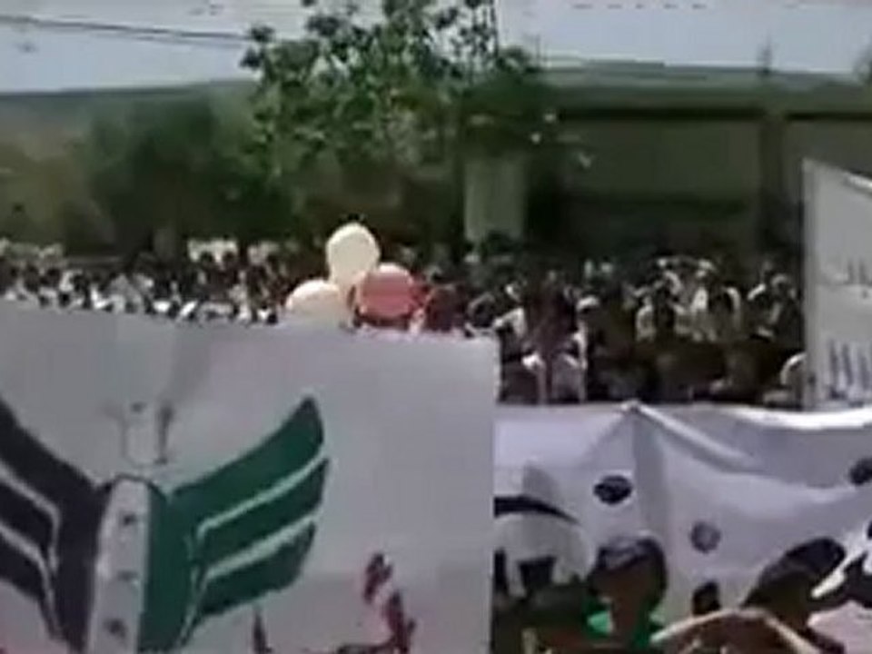 فري برس ادلب جبل الزاوية  معربليت  جمعة اتى امر الله فلا تستعجلوه ‫‬ 27 4 2012 Idlib