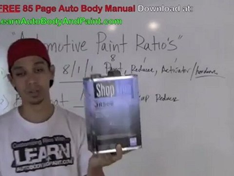 Automotive Paint Mixing Ratios - How To Mix Auto Paint - Mixing Car Paint