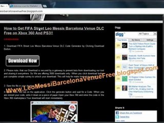 How to Get FIFA Street Leo Messi Barcelona Venue DLC Free