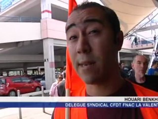 Les salariés de la Fnac en grève (Marseille)