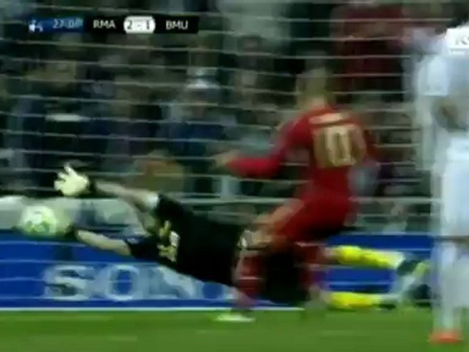 Bóng Ðá _ Robben rút ngắn khoảng cách cho đội khách (LIVE: Real Madrid 2-1 Bayern)