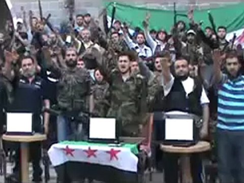 فري برس حمص التشكيل الرسمي لكتيبة احرار حمص 27 4 2012 Homs