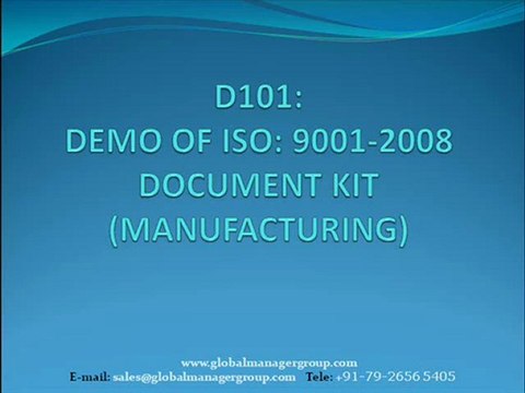 ISO 9001-2008 QMS Documentation