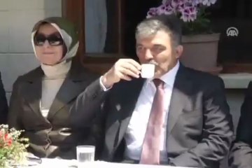 Gül,Gökçeada'yı gezdi