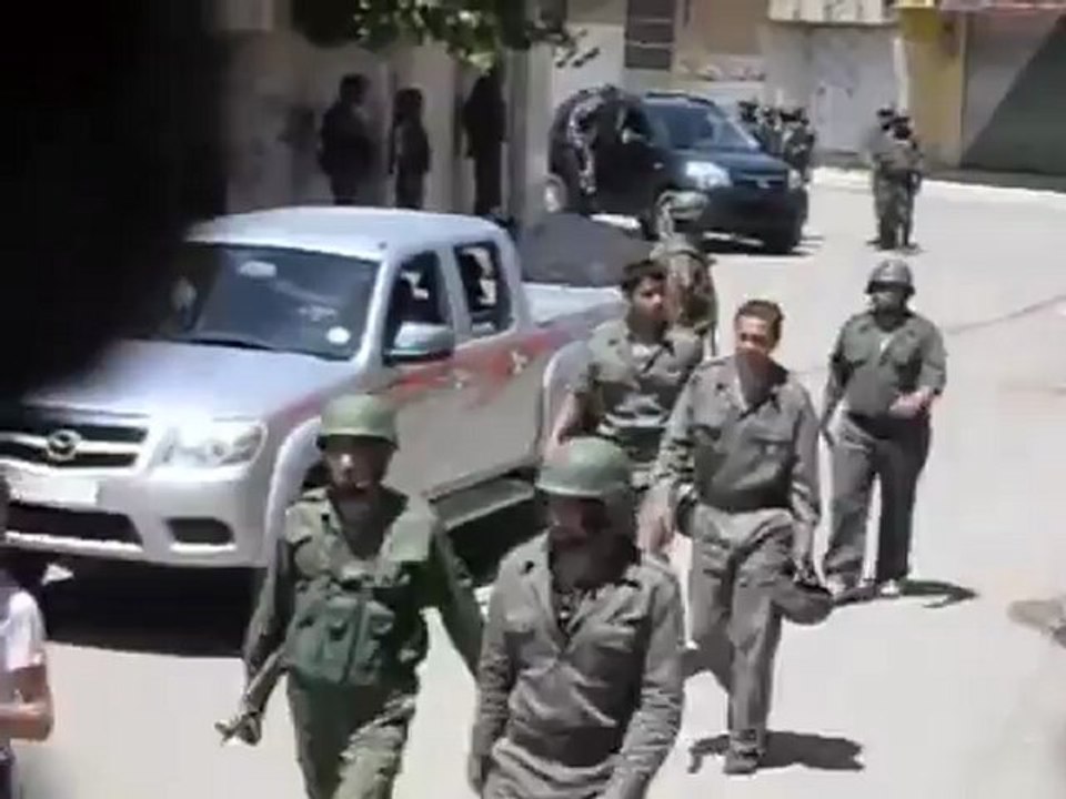 فري برس ريف دمشق كناكر تواجد عصابات الاسد في جمعة اتى نصر الله فلا تستعجلوه 27 4 2012 Damascus