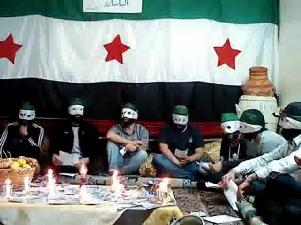 فري برس ريف دمشق شباب الزبداني سهرة ثورية 27 4 2012 ج2 Damascus