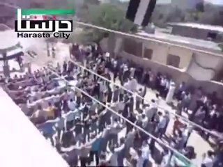 Download Video: فري برس ريف دمشق حرستا مظاهرة جامع عمار بن ياسر جمعة أتى أمر الله فلا تستعجلوه ج1 Damascus