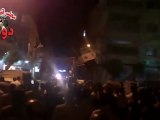 فري برس ريف دمشق بدأ احرار دوما يستعيدون ساحة الحرية من جديد27 4 2012 Damascus