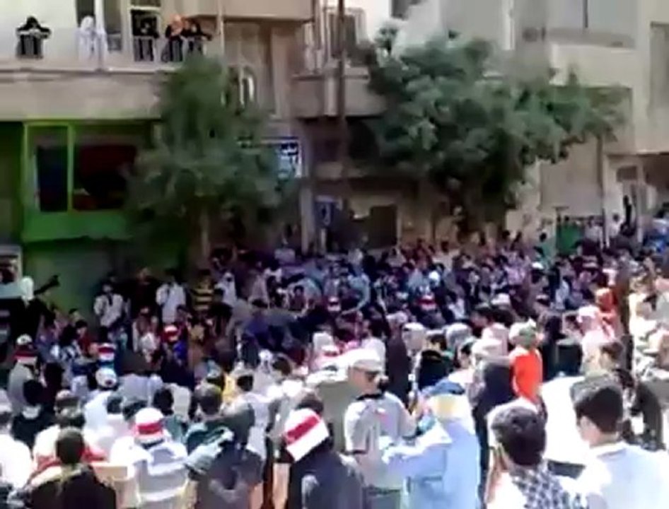 فري برس ريف دمشق التل  جمعة أتى امر الله   الشعب يريد اعلان الجهاد 27 4 2012 ج2 Damascus