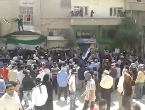 فري برس ريف دمشق التل جمعة أتى امر الله الشعب يريد اعلان الجهاد 27 4 2012 ج1 Damascus