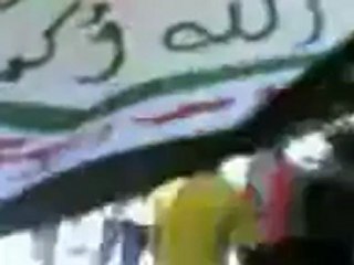 فري برس ريف دمشق  الذيابية  جمعة اتى امر الله فلا تستجلوه   27 4 2012ج1 Damascus