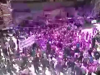فري برس  ريف دمشق الهامة مظاهرة خابوري جمعة أتى أمر الله فلا تستعجلوه 27   4   2012 ج1 Damascus