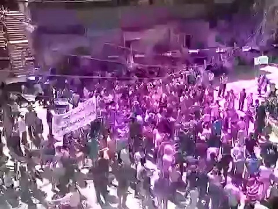 فري برس  ريف دمشق الهامة مظاهرة خابوري جمعة أتى أمر الله فلا تستعجلوه 27   4   2012 ج1 Damascus