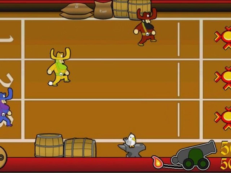 Pirate Software (App) 01. Pirate Dash minigame (Android, iOS and Windows RT Game) - Game Footage