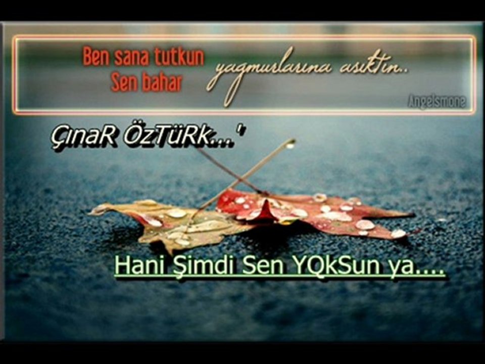 ÇınaR ÖzTüRk     Şimdi Sen Yoksun ya