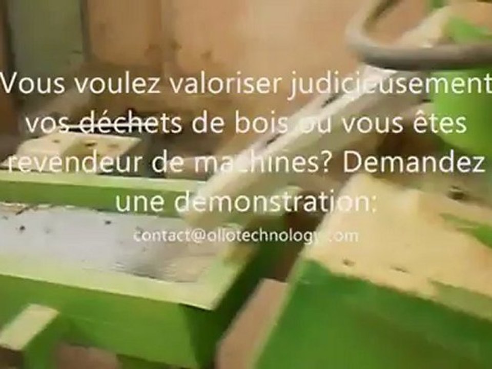 Pellets Ease - Granulation de plaquettes de bois