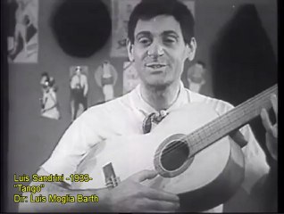 Luis Sandrini en una escena de la película TANGO de 1933