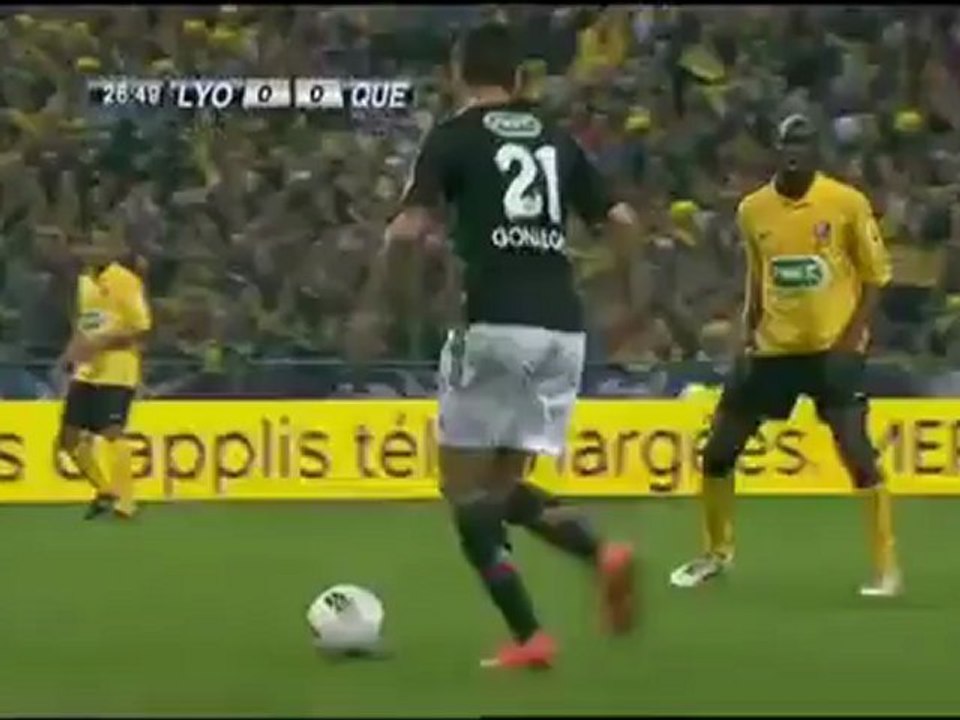 Lisandro Lopez but lyon vs quevilly