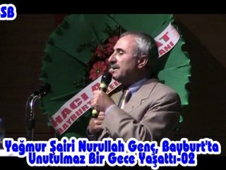 Yağmur Şairi Nurullah Genç Bayburt'ta Unutulmaz Bir Gece Yaşattı-02