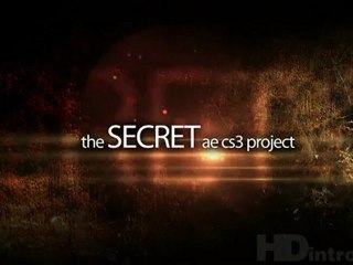 The Secret Video Design Introduction templates