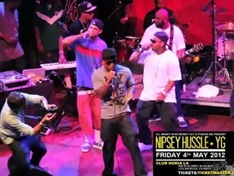 1500 Or Nothin, Nipsey Hussle & YG Live @ Club Nokia, Los Angeles, CA, 05-04-2012