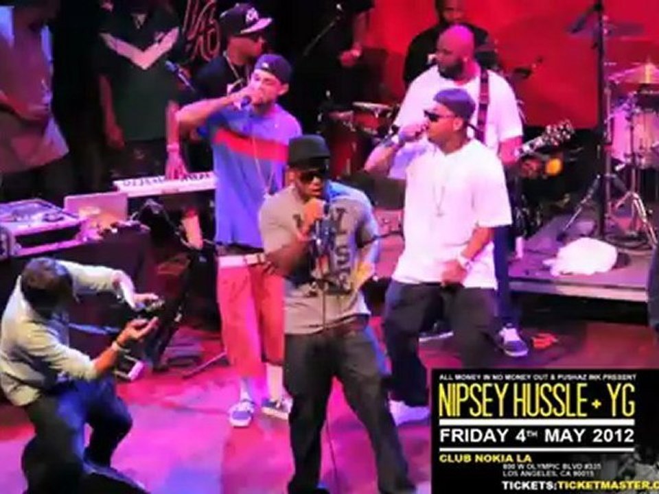 1500 Or Nothin, Nipsey Hussle & YG Live @ Club Nokia, Los Angeles, CA, 05-04-2012