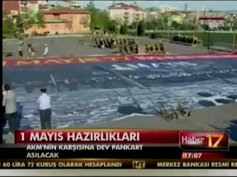 İstanbulda 1 mayıs hazırlıkları
