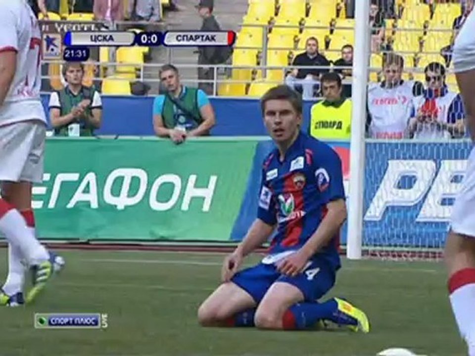 Цска - Спартак 1-ый тайм
