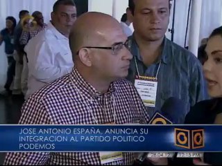 Coordinador del MAS confirma su adherencia al partido Podemos