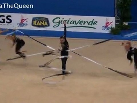 France 2012 WC Pesaro AA 2 hoops 3 ribbons