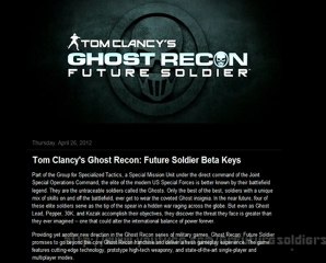 Ghost recon Future soldier beta
