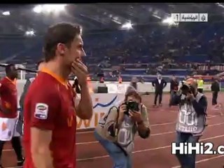 ROMA . NAPOLI : Totti