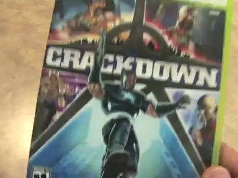 CGR Packaging Review - CRACKDOWN for Xbox 360 box art and packaging