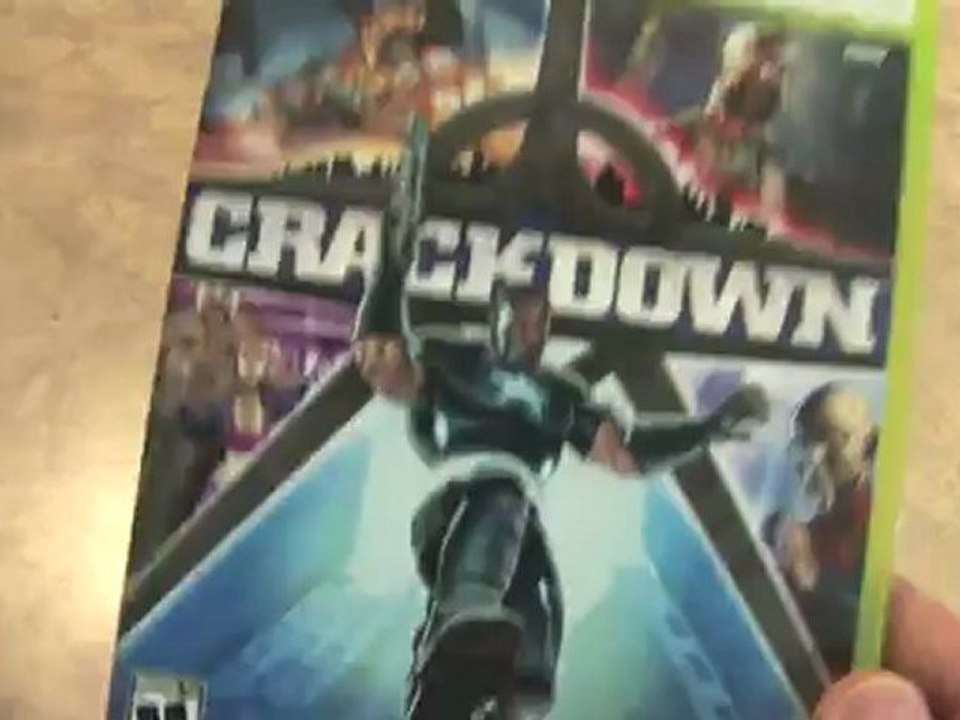CGR Packaging Review - CRACKDOWN for Xbox 360 box art and packaging
