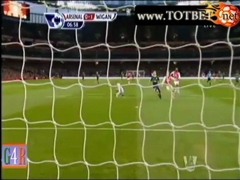 Арсенал - Уиган (1-2) 16.04.2012