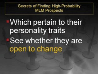 Secrets Of Finding High Probability MLM Prospects