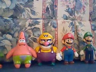 Yoshi Mario Luigi Wario Patrick