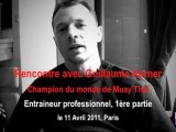 Guillaume Kerner, champion du monde de boxe thai devenu entraineur professionnel