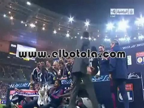 مراسيم تتويج ليون بطلا لكأس الرابطة