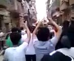 فري برس حلب  مظاهرة احرار حي صلاح الدين 28 4 2012 Aleppo