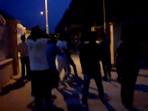 فري برس حلب مظاهرة حي الزهراء جامع الشامي 28 4 2012 Aleppo