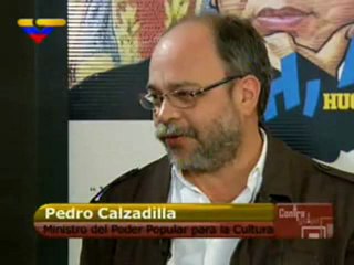 (VÍDEO) Contragolpe El ministro de Cultura, Pedro Calzadilla 27.04.2012  3/3