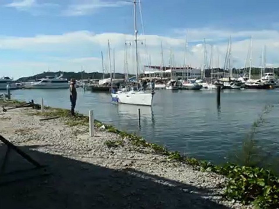 Arrivée de Chenapan au Sea Lift (Pangkor)