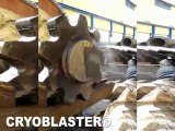Nettoyage cryogénique arbre à came centrale hydraulique EDF - CRYOBLASTER®